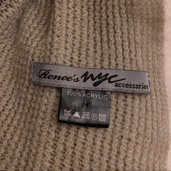 Layered Supersoft Knit Scarf With Fringe - Picture 2 of 3